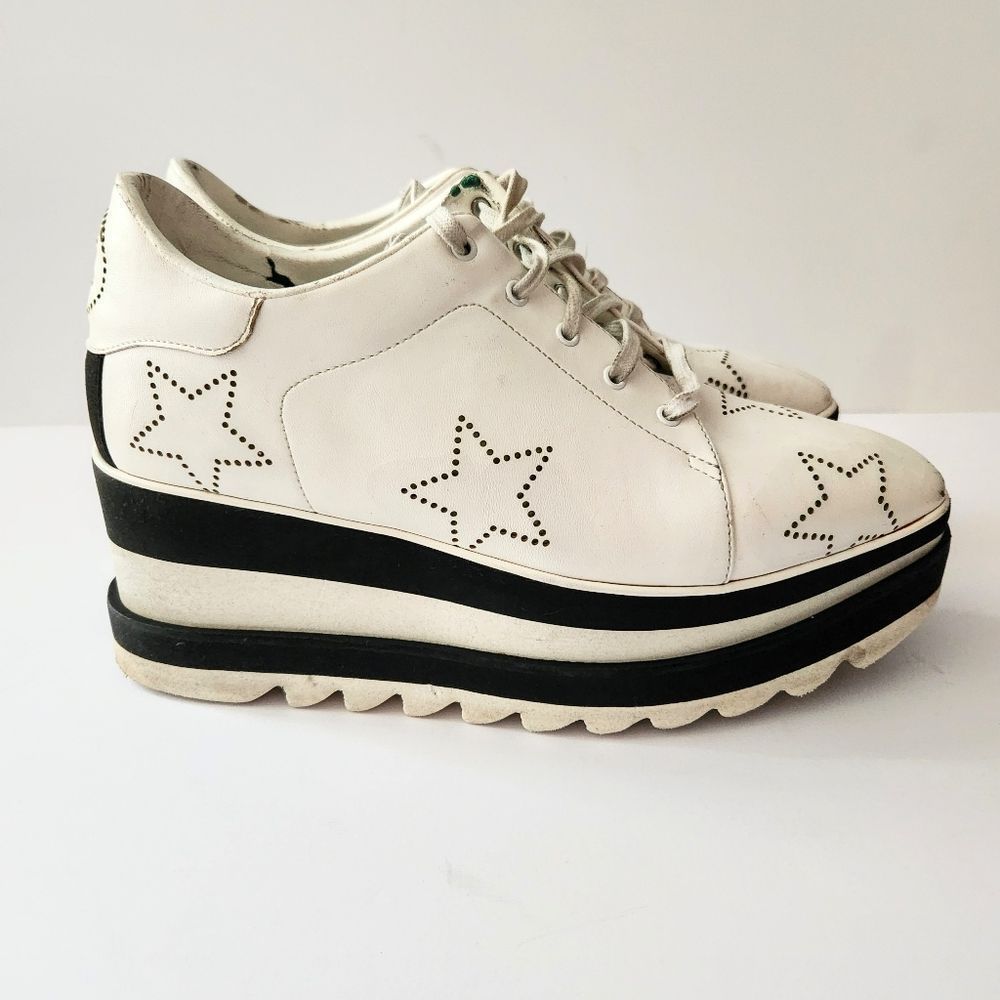 Stella McCartney Elyse Star Gomma Platform Sneakers EU 39